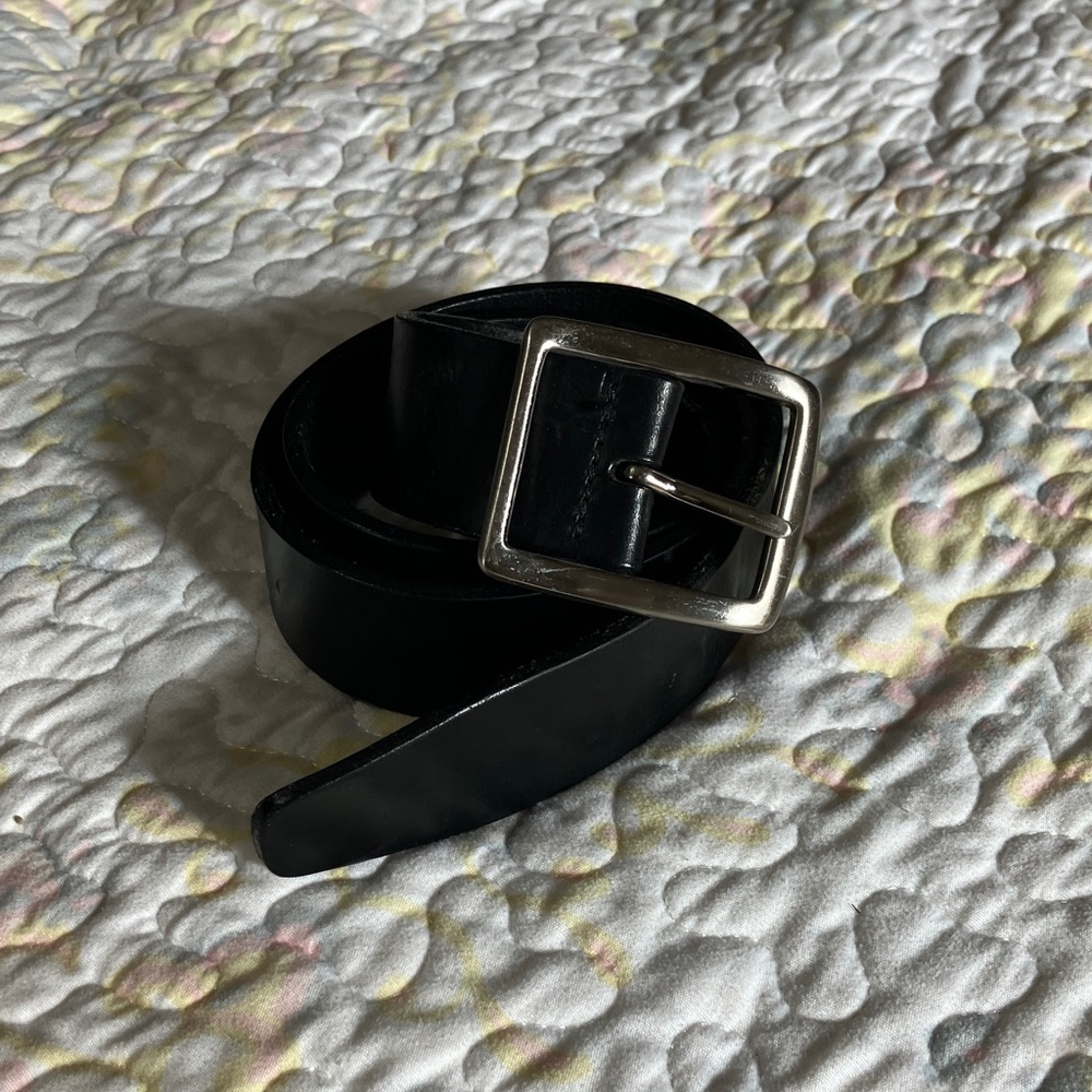 Women’s Black Leather Belt